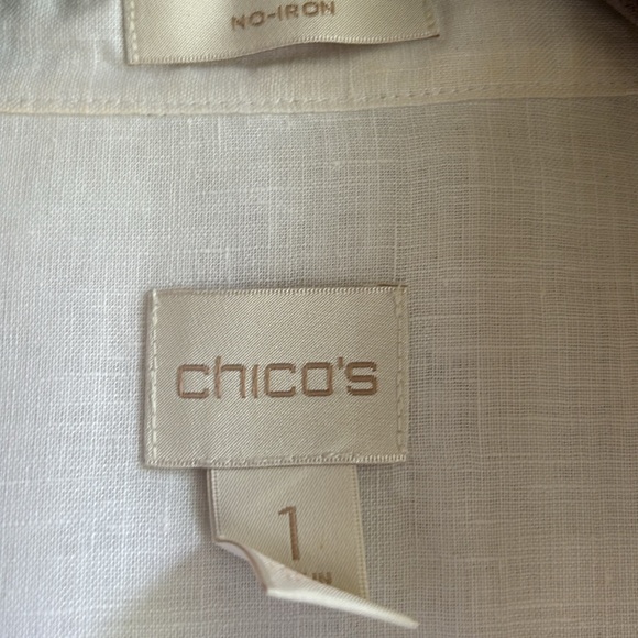 Chicos No Iron Linen Shirt - Picture 2 of 6